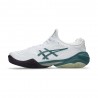 Asics Court Ff 3 Clay Bianco Foggy Teal - Scarpe Tennis Uomo