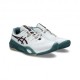Asics Gel Resolution X Clay Bianco Dark Aubergine - Scarpe Tennis Uomo