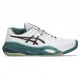 Asics Gel Resolution X Clay Bianco Dark Aubergine - Scarpe Tennis Uomo