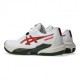 Asics Gel Challenger 15 Clay Bianco Cherry Tomato - Scarpe Tennis Uomo