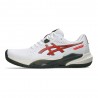Asics Gel Challenger 15 Clay Bianco Cherry Tomato - Scarpe Tennis Uomo