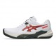 Asics Gel Challenger 15 Clay Bianco Cherry Tomato - Scarpe Tennis Uomo