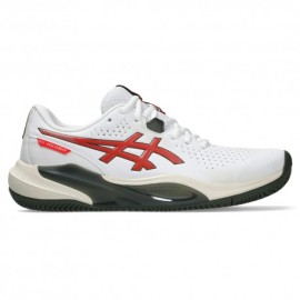 Asics Gel Challenger 15 Clay Bianco Cherry Tomato - Scarpe Tennis Uomo