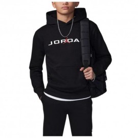 Nike Jordan Felpa Hbr Po Nero Bambino