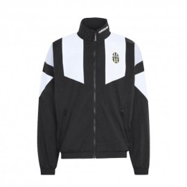 ADIDAS Originals Felpa Juve Full Zip Woven Eqt Nero Bianco Uomo