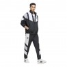 ADIDAS Originals Felpa Juve Full Zip Woven Eqt Nero Bianco Uomo