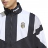 ADIDAS Originals Felpa Juve Full Zip Woven Eqt Nero Bianco Uomo