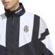 ADIDAS Originals Felpa Juve Full Zip Woven Eqt Nero Bianco Uomo