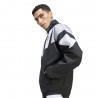 ADIDAS Originals Felpa Juve Full Zip Woven Eqt Nero Bianco Uomo