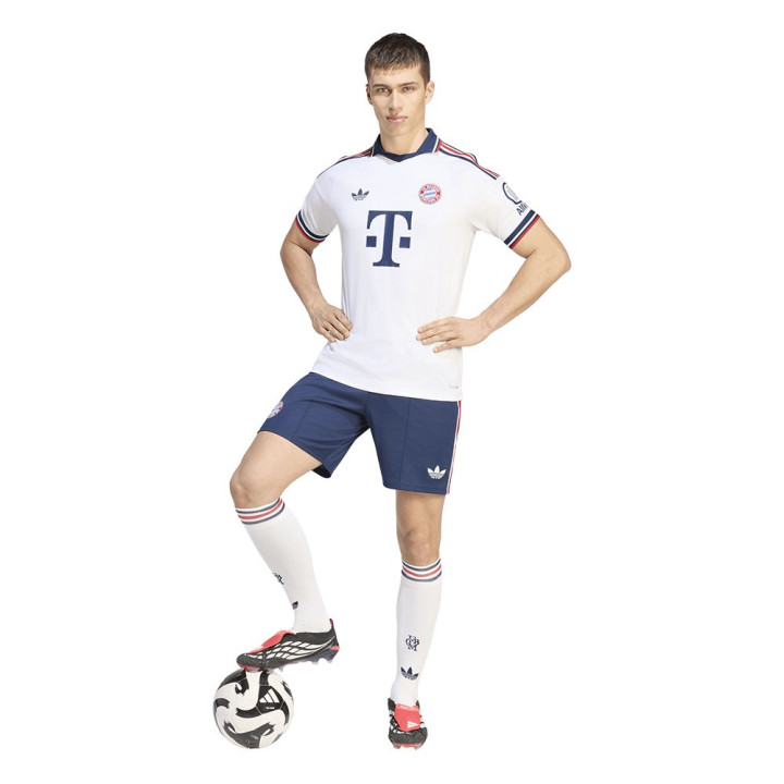ADIDAS Maglia Calcio Fc Bayern Away 26 27 Bianco Rosso Uomo