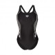 Arena Costume Piscina Graphic Nero Bianco Donna