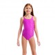 Arena Costume Piscina Deatail Fucsia Lime Bambina
