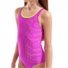 Arena Costume Piscina Deatail Fucsia Lime Bambina