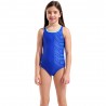 Arena Costume Piscina Deatail Neon Blu Water Bambina