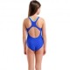 Arena Costume Piscina Deatail Neon Blu Water Bambina