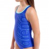 Arena Costume Piscina Deatail Neon Blu Water Bambina