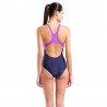 Arena Costume Piscina Mix Swimsuit Navy Viola Donna