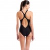 Arena Costume Piscina Duograf Nero Antracite Donna