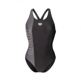 Arena Costume Piscina Duograf Nero Antracite Donna