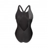 Arena Costume Piscina Duograf Nero Antracite Donna