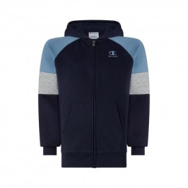 Champion Felpa Palestra Full Zip Blu Bambino