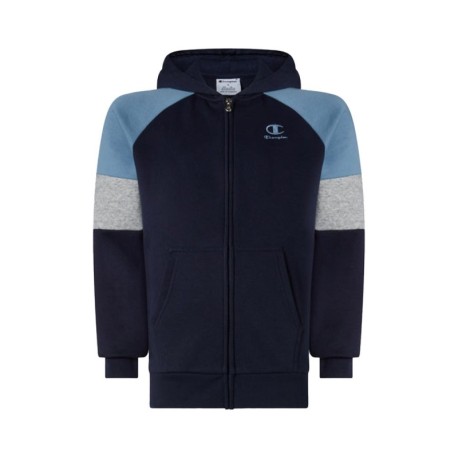 Champion Felpa Palestra Full Zip Blu Bambino