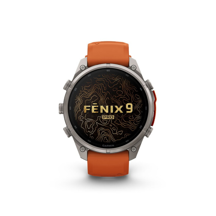Garmin Fenix 9 Pro Amoled Inreach 47 Bare Titanium Autumn