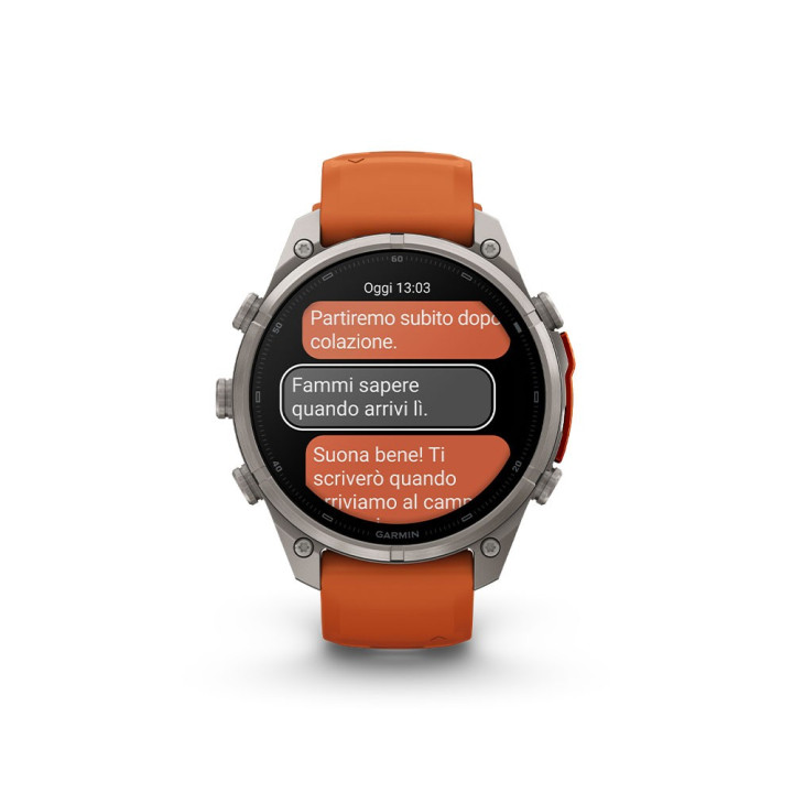 Garmin Fenix 9 Pro Amoled Inreach 47 Bare Titanium Autumn