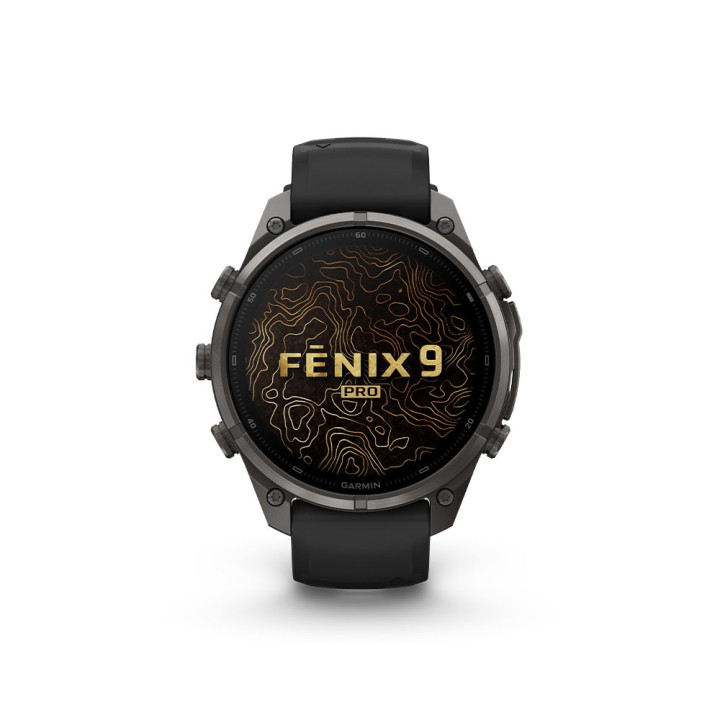 Garmin Fenix 9 Pro Amoled Inreach Dlc 47 Carbon Grigio Nero
