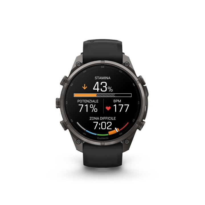 Garmin Fenix 9 Pro Amoled Inreach Dlc 47 Carbon Grigio Nero