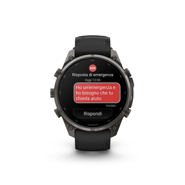 Garmin Fenix 9 Pro Amoled Inreach Dlc 47 Carbon Grigio Nero