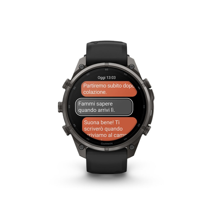 Garmin Fenix 9 Pro Amoled Inreach Dlc 47 Carbon Grigio Nero