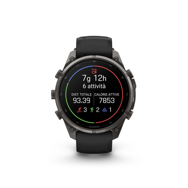 Garmin Fenix 9 Pro Amoled Inreach Dlc 47 Carbon Grigio Nero