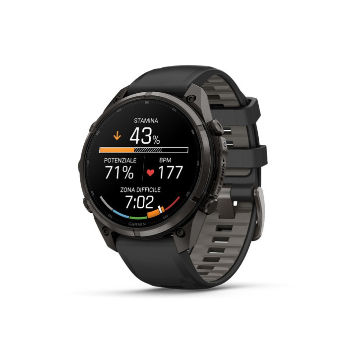 Garmin Fenix 9 Pro Amoled Inreach Dlc 47 Carbon Grigio Nero