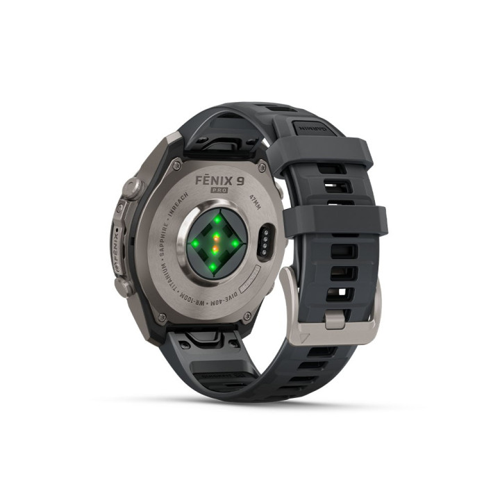 Garmin Fenix 9 Pro Amoled Inreach 47 Bare Titanium Graphite