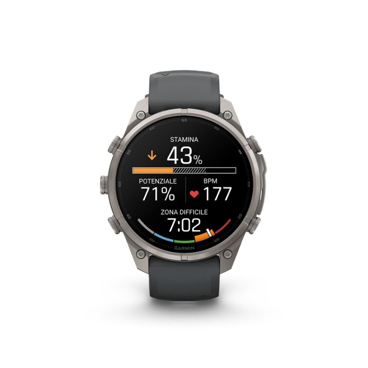 Garmin Fenix 9 Pro Amoled Inreach 47 Bare Titanium Graphite