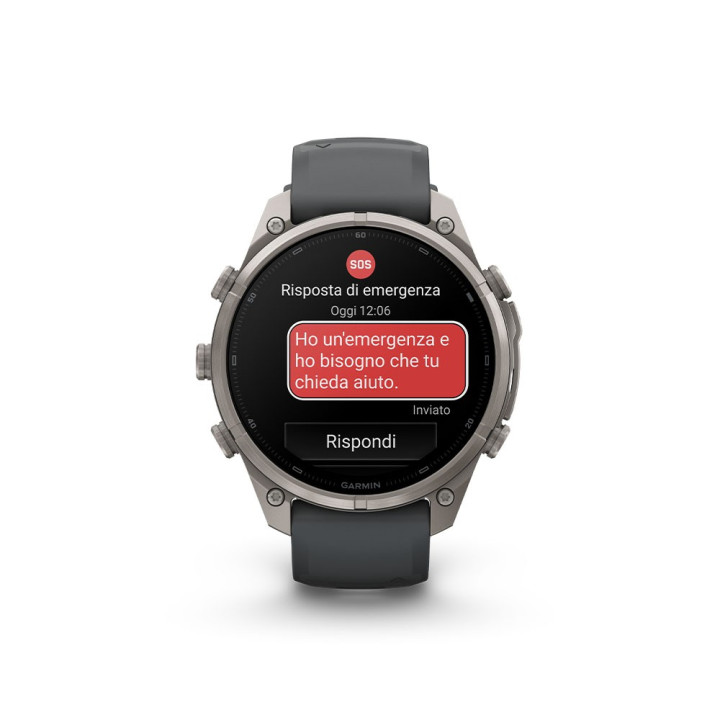 Garmin Fenix 9 Pro Amoled Inreach 47 Bare Titanium Graphite