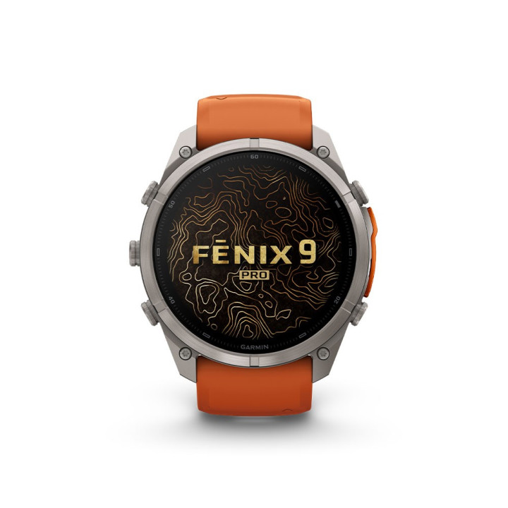 Garmin Fenix 9 Pro Amoled Inreach 51 Bare Titanium Autumn