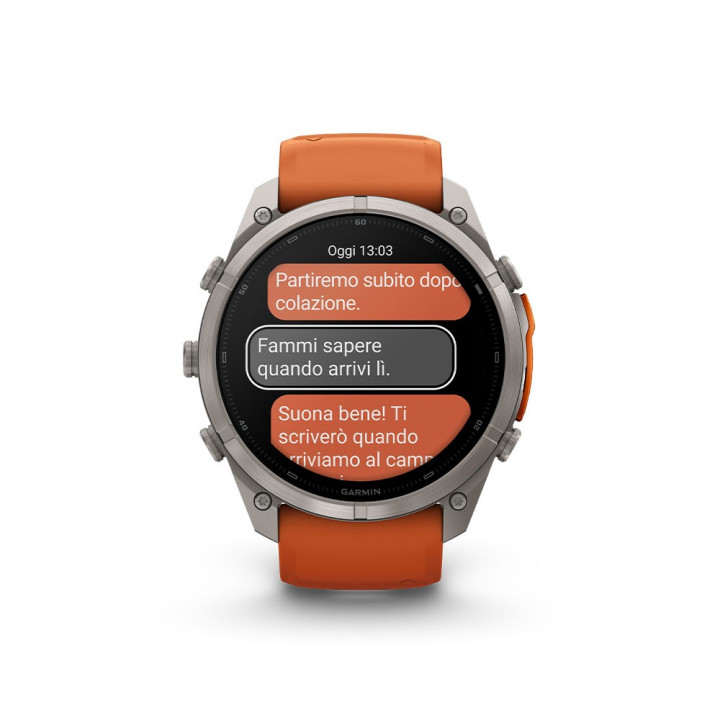 Garmin Fenix 9 Pro Amoled Inreach 51 Bare Titanium Autumn