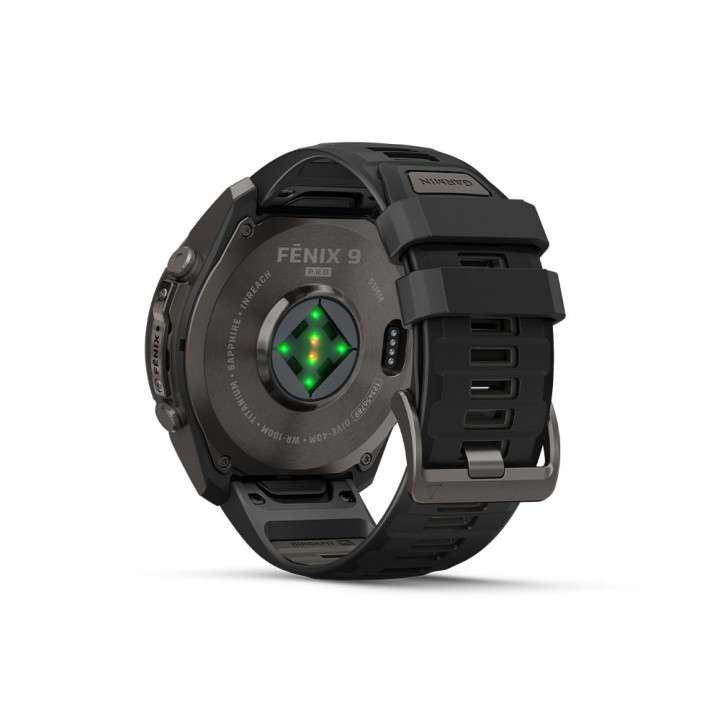 Garmin Fenix 9 Pro Amoled Inreach Dlc 51 Carbon Grigio Nero