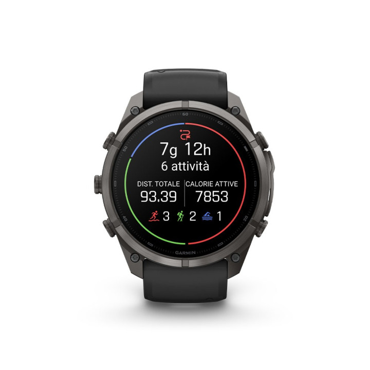 Garmin Fenix 9 Pro Amoled Inreach Dlc 51 Carbon Grigio Nero