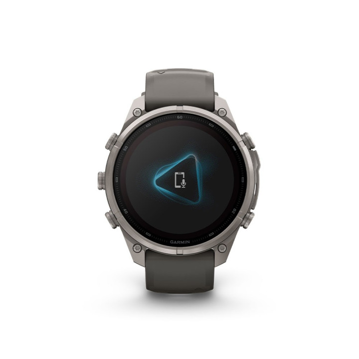 Garmin Fenix 9 Pro Solar Inreach 47 Bare Titanium Grigio Silver