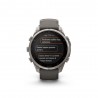 Garmin Fenix 9 Pro Solar Inreach 47 Bare Titanium Grigio Silver