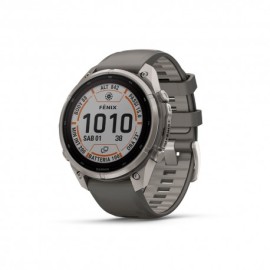 Garmin Fenix 9 Pro Solar Inreach 47 Bare Titanium Grigio Silver