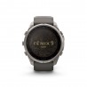 Garmin Fenix 9 Pro Solar Inreach 51 Bare Titanium Grigio Silver