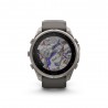 Garmin Fenix 9 Pro Solar Inreach 51 Bare Titanium Grigio Silver