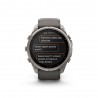 Garmin Fenix 9 Pro Solar Inreach 51 Bare Titanium Grigio Silver