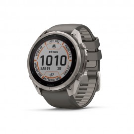 Garmin Fenix 9 Pro Solar Inreach 51 Bare Titanium Grigio Silver