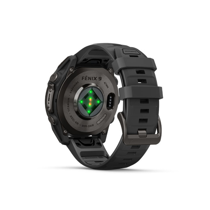 Garmin Fenix 9 Amoled Dlc 47 Carbon Grigio Nero