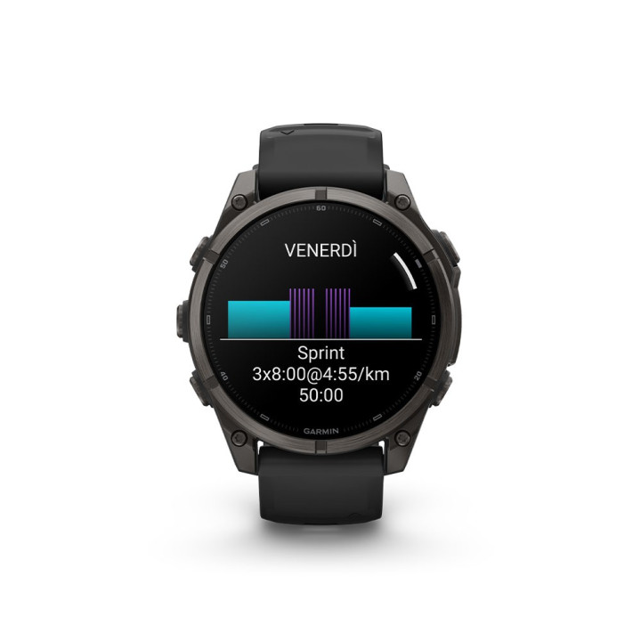 Garmin Fenix 9 Amoled Dlc 47 Carbon Grigio Nero
